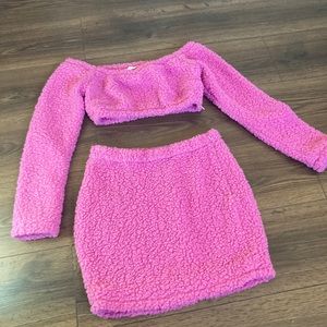 Wildcat Fashion Pink Fleece Set